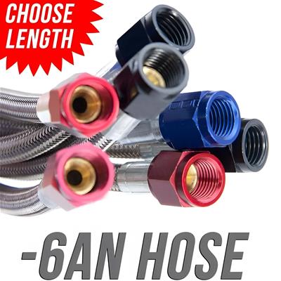 72   -6AN STAINLESS BRAIDED H