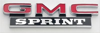 71-72 TAILGATE EMBLEM GMC SPRI