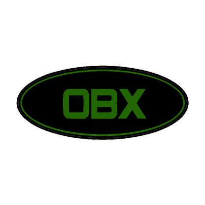 "OBX" Rear Oval Emblem Overlays (Printed Series) - 2021-2024 Bronco Outer Banks