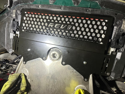 REV9 Oil Cooler Skid Plate Underhood Shield for BMW G82 M4 2021-24 (Black)