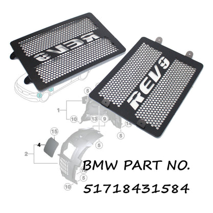 REV9 Aluminum Bulb Replacement Cover in Wheel liner fits BMW G87 M2 2023-25 (Black)