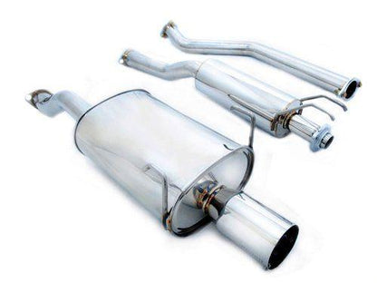 Megan Racing - Cat-Back Exhaust System for Subaru Impreza WRX STI 2002-2007 3 Pipe W/Polish 4" Tip With 2.5" Adapter