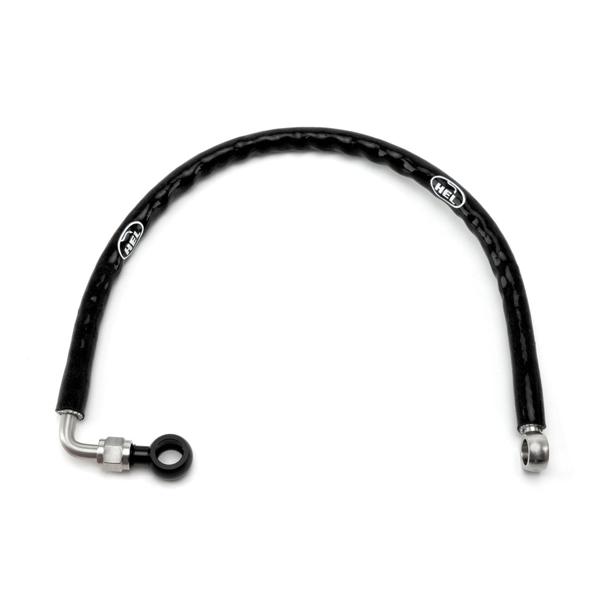 HEL Performance Turbo Oil Feed Line for BMW Mini R55, R56, R57, R58, R59, R60, R61 (Petrol Models Only), Stainless Steel Braided
