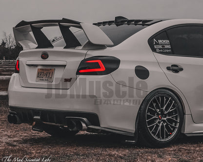 JDMuscle [15-26 WRX, 15-21 STI]  Carbon Fiber Wing Gurney Flap V2 *Clearance*No Returns*