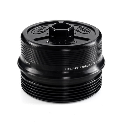 HEL Performance Solid Billet Aluminum Oil Filter Cap for BMW N20 N26 N51 N52 N53 N54 N55 S55 M2 M3 M4