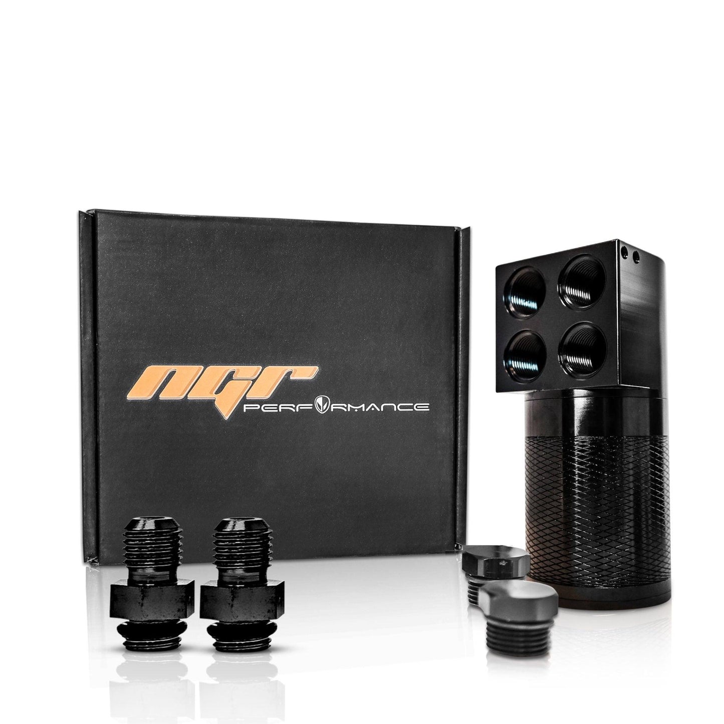 NGR Oil Catch Can (Sealed Design) 8AN-10AN (4 Port Oil Reservoir Tank)