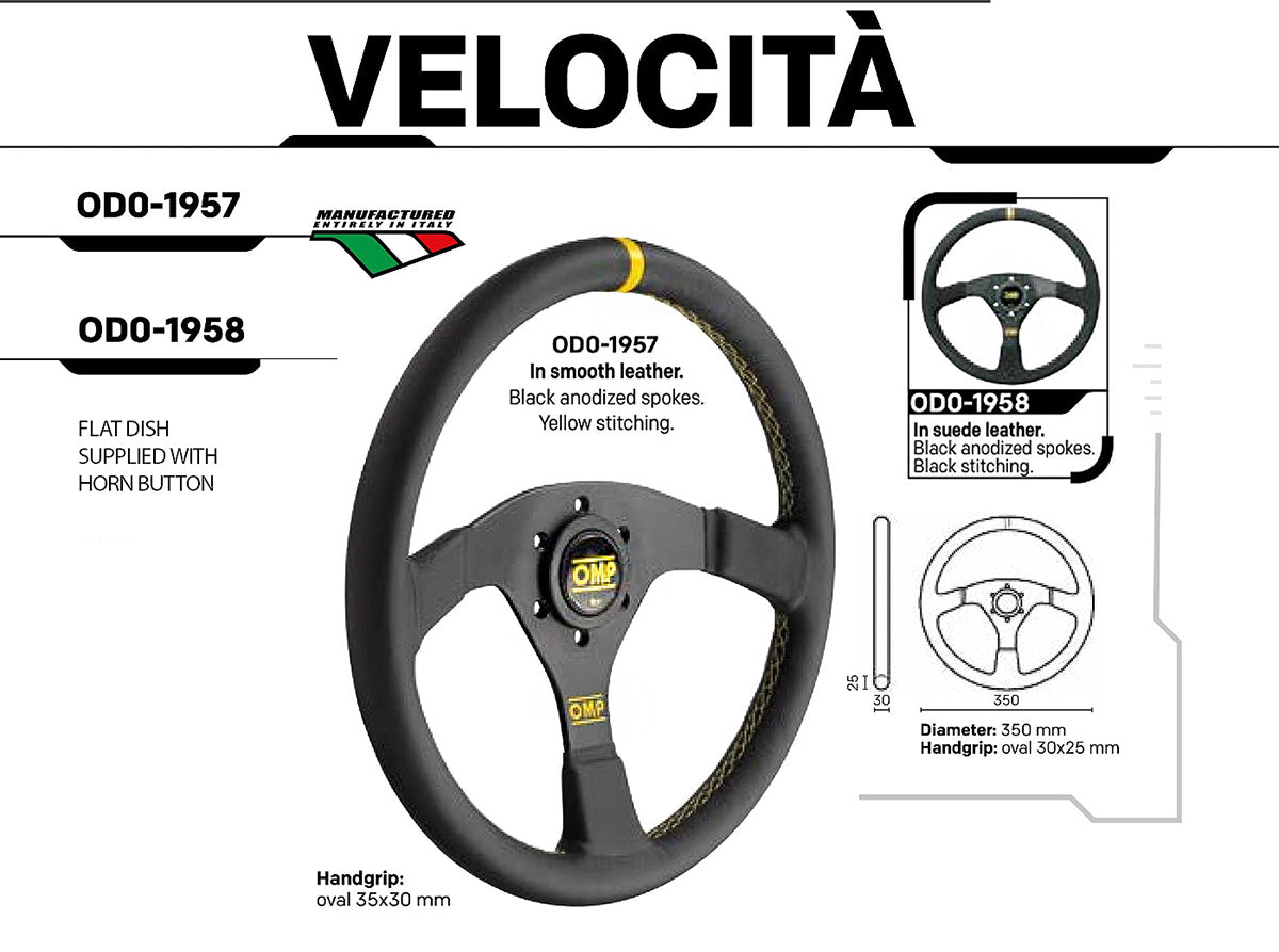 OMP Velocita Steering Wheel