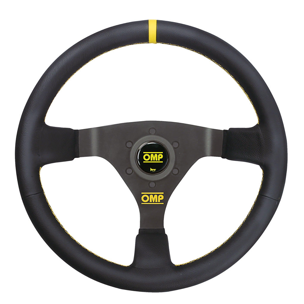 OMP WRC Steering Wheel – 350mm Leather or Suede, 70mm Dish