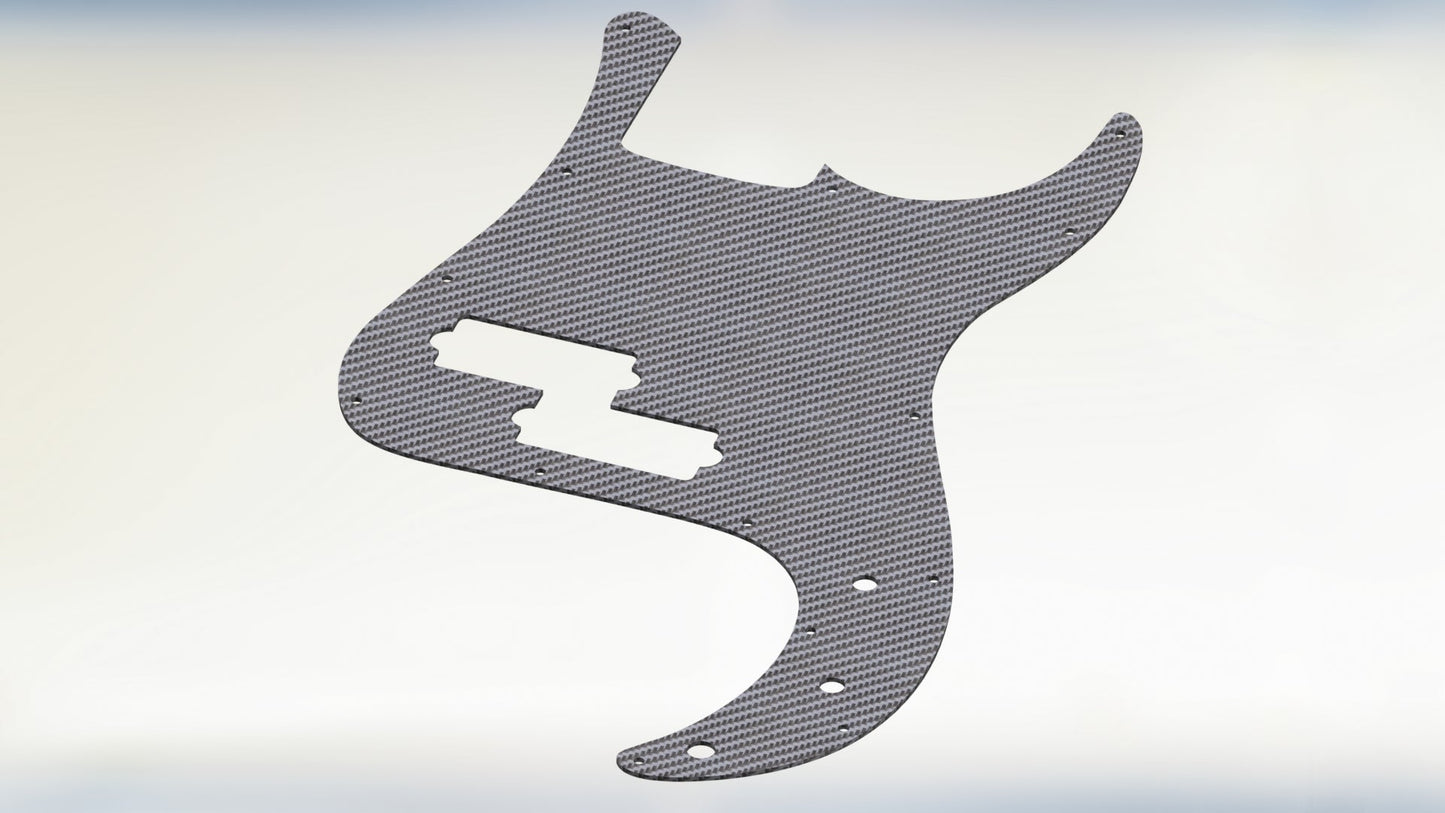 CARBON FIBER Pickguard for Fender® Precision P Bass Standard USA MIM 13-Hole