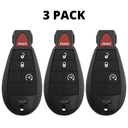 Dodge Ram 4 Button Fobik 2013-2022 for GQ4-53T | Aftermarket (3 Pack)
