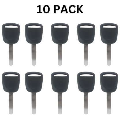 Honda Acura High Security Transponder Key Shell HO01 / HO03 / HO05 (10 Pack)