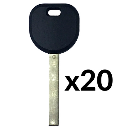 GM Transponder Key B120 / B121 PT 2015-2023 | Aftermarket with OEM Chip (20 Pack)