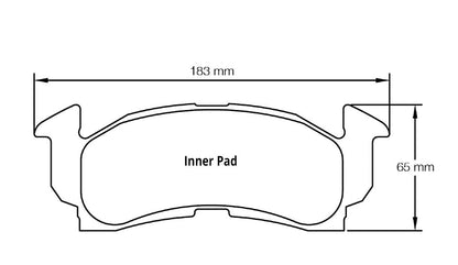 Pagid Racing Brake Pads No. 1594 (Front)