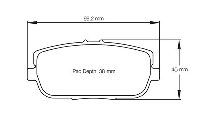 Pagid Racing Brake Pads No. 8077