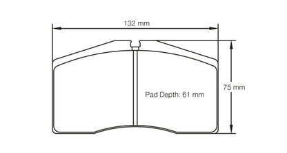 Pagid Racing Brake Pads No. 1842