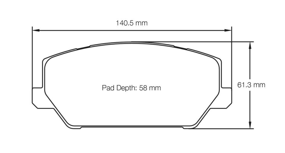 Pagid Racing Brake Pads No. 7034 (Front)