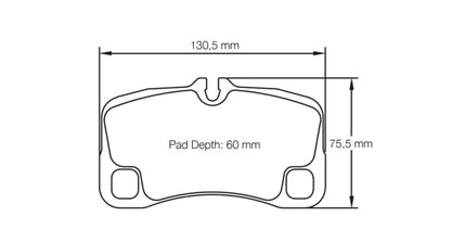 Ferodo FRP3143 Porsche Rear Brake Pads