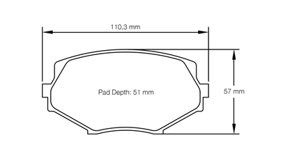 Pagid Racing Brake Pads No. 8127 USA