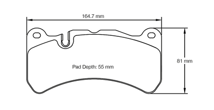 Pagid Racing Brake Pads No. 8005 (Front)