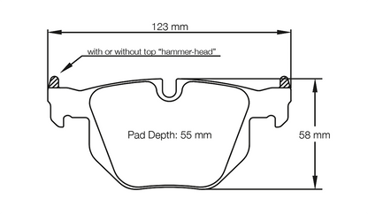 Pagid Racing Brake Pads No. 8051
