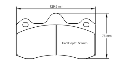 Pagid Racing Brake Pads No. 8214 (Rear)
