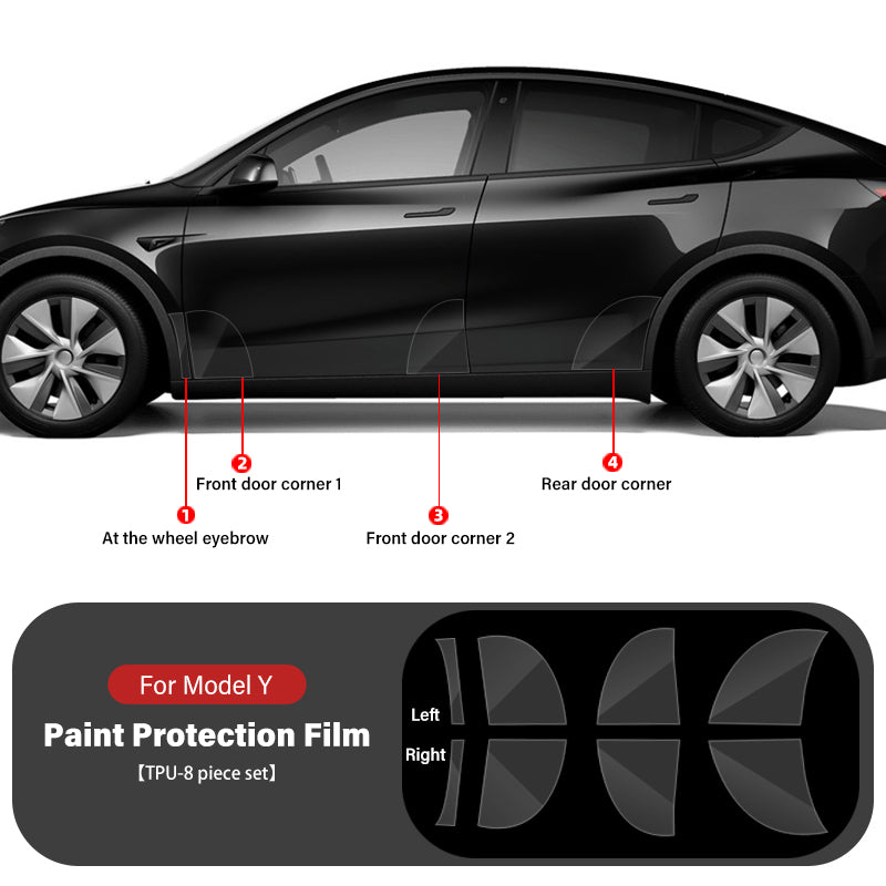 Paint Protection Film For Tesla Model 3 & Model Y