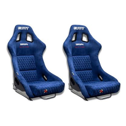 Bull Boost Performance Ultra-Max Adjustable Racing Bucket Seats w/ Seat sliders (Pair)
