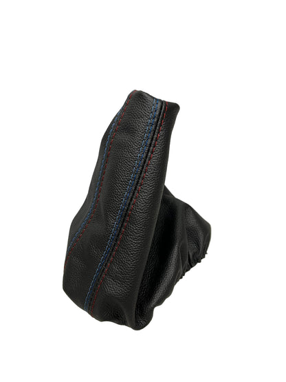 Console Shift & Parking Brake Boot Cover In M/Stitch Fits For BMW E46 1991-2005