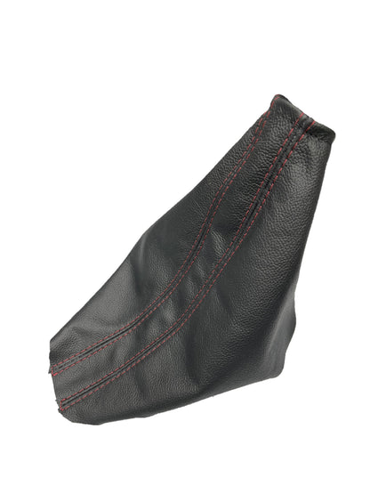 Red Stitch Leather Parking Brake & Shift Boot Cover For Ford Mustang GT 2005 2006 2007 2008 2009