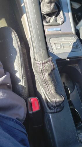 For 2003-2010 Subaru Legacy Outback Genuine Leather Parking Brake & Shift Boot Cover Set