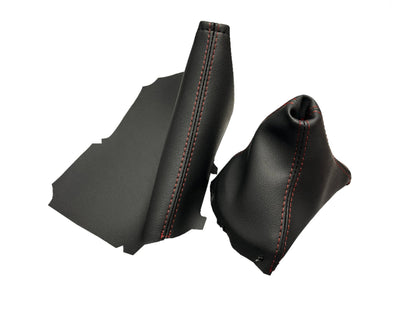 Genuine Leather Automatic Shift & Handbrake Boot Cover For 2012-2020 Subaru BRZ Scion FR-S Toyota GT86