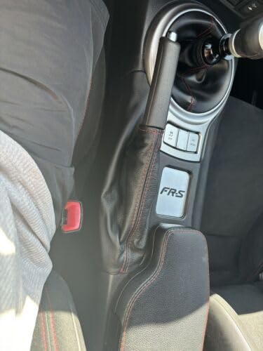 Genuine Leather Automatic Shift & Handbrake Boot Cover For 2012-2020 Subaru BRZ Scion FR-S Toyota GT86