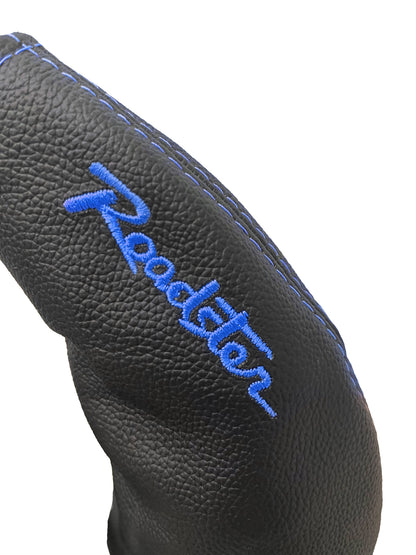Embroidery Genuine Leather Handbrake & Shift Boot Cover For MZADA MK1 MX-5 1998-2005