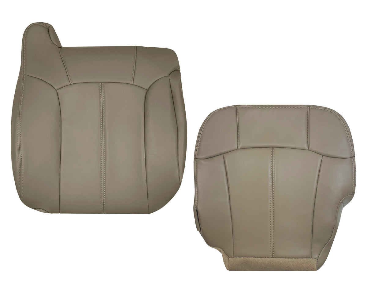1999-2002 Chevy Silverado Seat Cover in Medium Neutral Tan: Choose From Variations