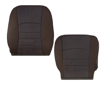 2013 - 2018 Dodge Ram 1500 2500 SLT Outdoorsman Cloth Seat Covers In Brown