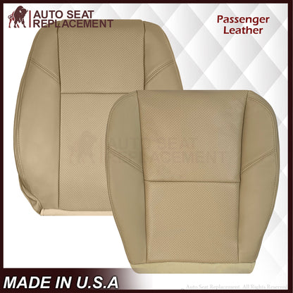 2009-2014 GMC Sierra & Yukon Denali Perforated Seat Cover in Light Cashmere Tan: Choose From Variation