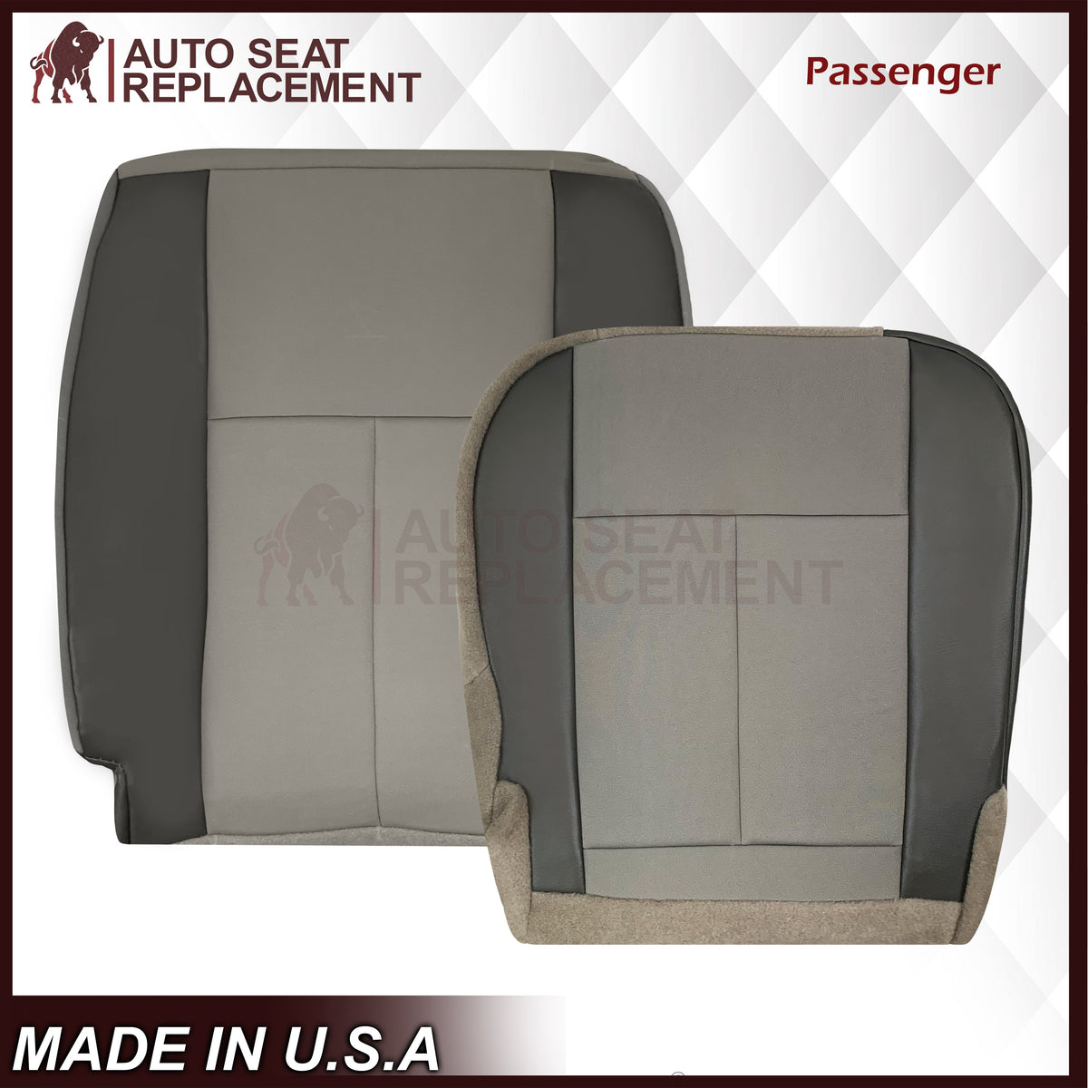 2012 - 2021 For Nissan NV1500 NV2500 NV3500 Replacement Cloth Seat Covers In Gray