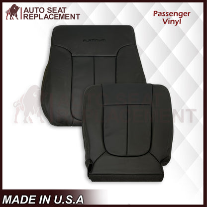2009 - 2014 Ford F-150 PLATINUM EDITION Perforated Genuine Leather or Synthetic Leather Seat Covers
