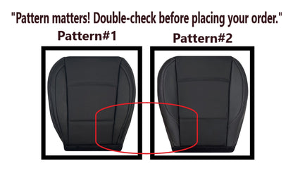 2015-2018 Subaru Outback Replacement Black Perforated Seat Covers: Choose Your Side