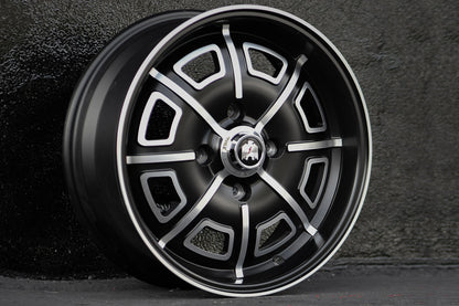 Pedrini | Satin Black Full Machined Face, Windows & Lip Edge