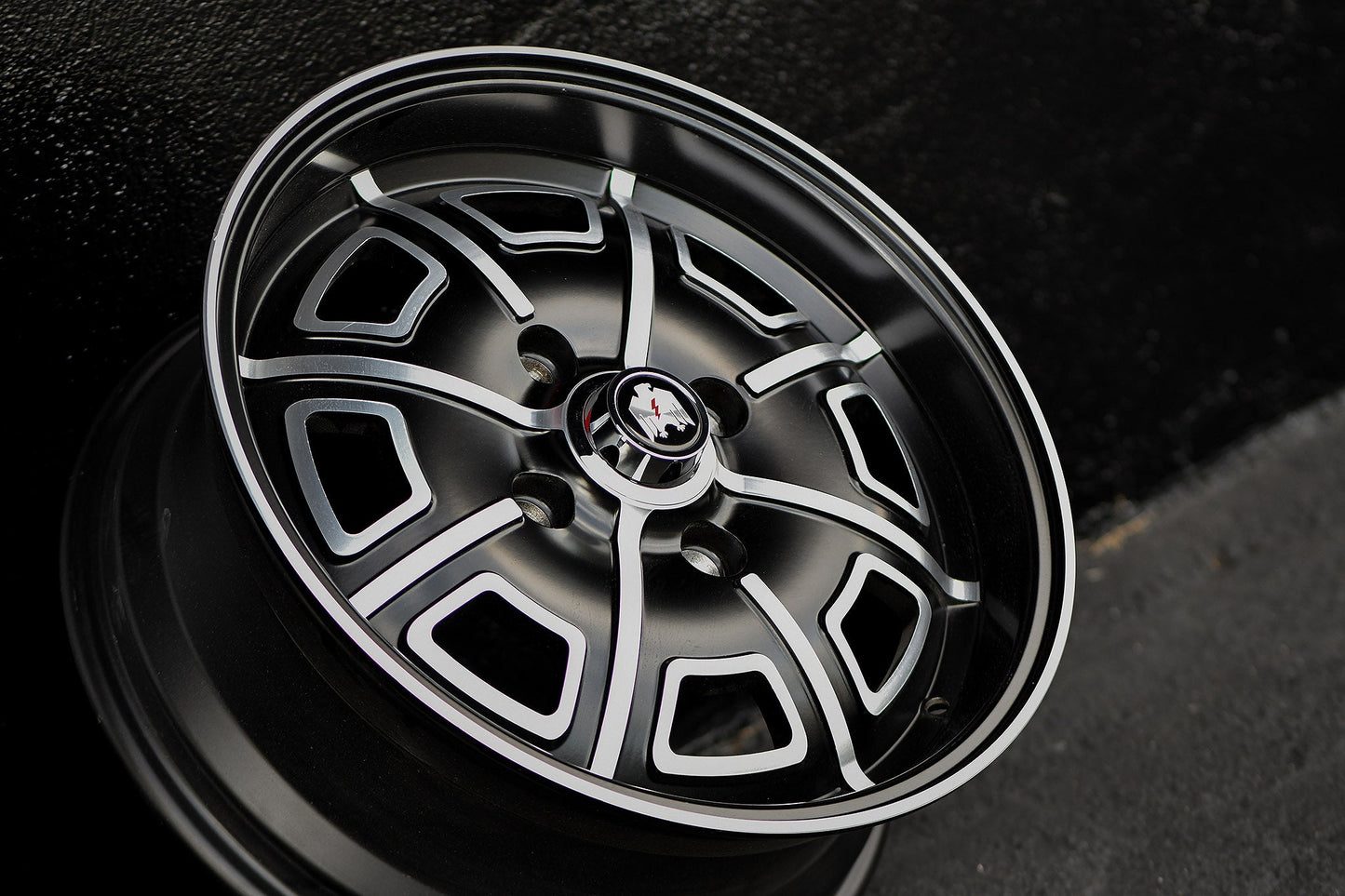 Pedrini | Satin Black Full Machined Face, Windows & Lip Edge