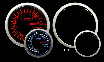 2-1/16" Amber / White -  Air Fuel Ratio Gauge