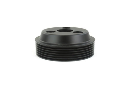 Perrin [15-21 WRX, 14-18 Forester, 18-20 Crosstrek, 17-22 Impreza] Lightweight Water Pump Pulley Black | PSP-ENG-111BK