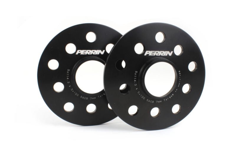 Perrin [15-25 WRX, 05-21 STI, 15-22 Outback/Legacy, 19-22 Forester] 7mm Wheel Spacers Black