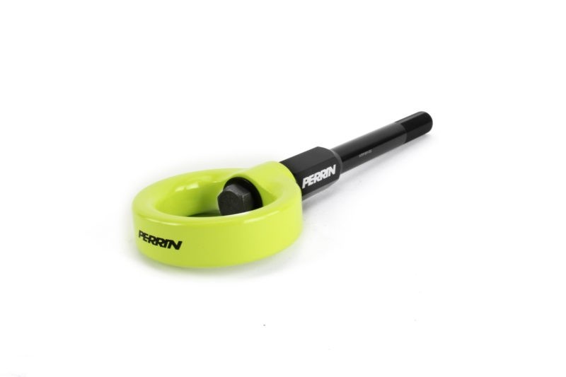 Perrin 18-21 WRX/STI / 13-22 BRZ / 13-16 FRS / 17-21 GT86 Front Tow Hook Neon Yellow | PSP-BDY-235NY
