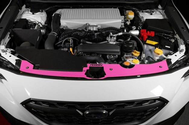 Perrin [22-26 WRX] Radiator Shroud Kit - Hyper Pink