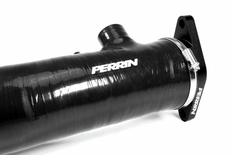 Perrin [22-26 WRX] Red/Black 3in Turbo Inlet Hose w/ Nozzle - Longer Version