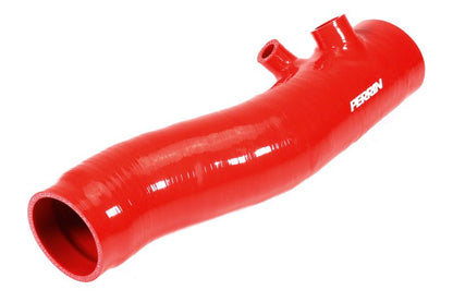 Perrin [22-26 WRX] Red/Black 3in Turbo Inlet Hose w/ Nozzle - Longer Version
