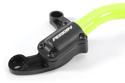 Perrin [22-26 WRX] Strut Brace w/ Billet Feet -  Neon Yellow