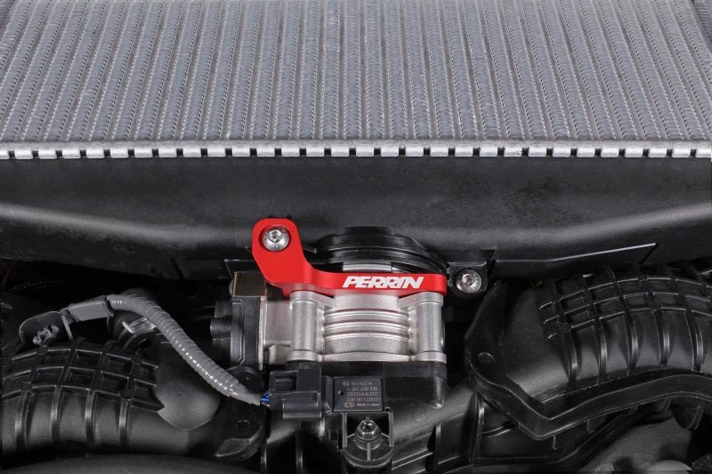 Perrin [22-26 WRX] Top Mount Intercooler Bracket - Red | PSP-ITR-331RD